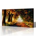Sonbahar Manzarası - Leonid Afremov Kanvas Tablo