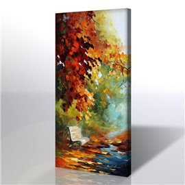 Sonbahar Manzarası - Leonid Afremov Kanvas Tablo