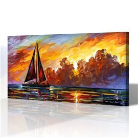 Deniz Manzarası - Leonid Afremov Kanvas Tablo