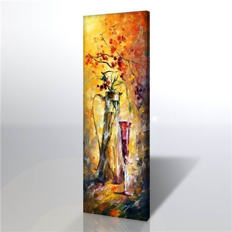 Natürmort - Leonid Afremov Kanvas Tablo