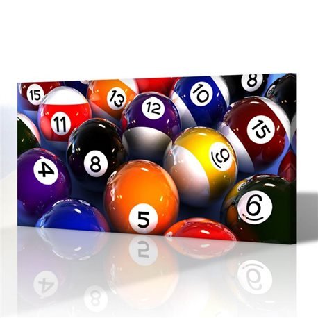 Bilardo Kanvas Tablo