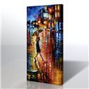 Sokak Manzarası - Leonid Afremov Kanvas Tablo