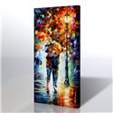 Sokak Manzarası - Leonid Afremov Kanvas Tablo