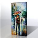 Sokak Manzarası - Leonid Afremov Kanvas Tablo