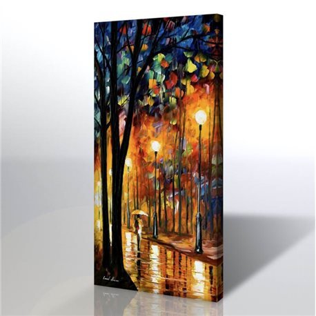 Sokak Manzarası - Leonid Afremov Kanvas Tablo