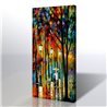 Sokak Manzarası - Leonid Afremov Kanvas Tablo