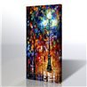 Sokak Manzarası - Leonid Afremov Kanvas Tablo