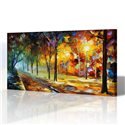 Sokak Manzarası - Leonid Afremov Kanvas Tablo