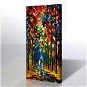 Sokak Manzarası - Leonid Afremov Kanvas Tablo