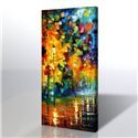 Sokak Manzarası - Leonid Afremov Kanvas Tablo