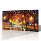Sokak Manzarası - Leonid Afremov Kanvas Tablo