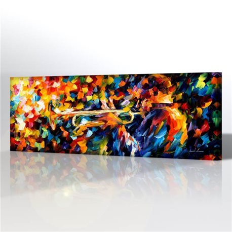 Saksafoncu - Leonid Afremov Kanvas Tablo