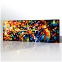 Saksafoncu - Leonid Afremov Kanvas Tablo