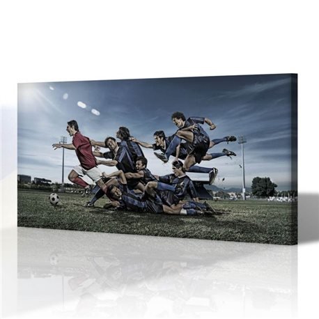 Futbolcular Kanvas Tablo