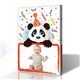 Ayı ve çocuk odası özel tasarım kanvas tablo