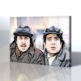 Zeki İle Metin Kanvas Tablo