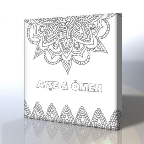 İsme Özel Boyama Tablosu