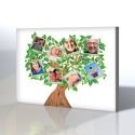 Aile Ağacı Kanvas Tablo